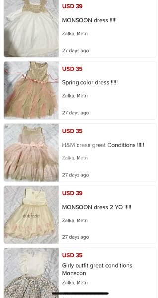 MONSOON DRESSES . . CHECK PHOTOS FOR MORE DETAILS 25-50$ 1