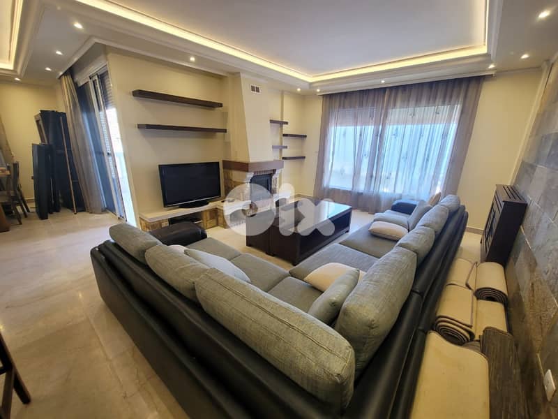 Broumana Prime (240Sq) Furnished with Sea View , (BRR-125) 0