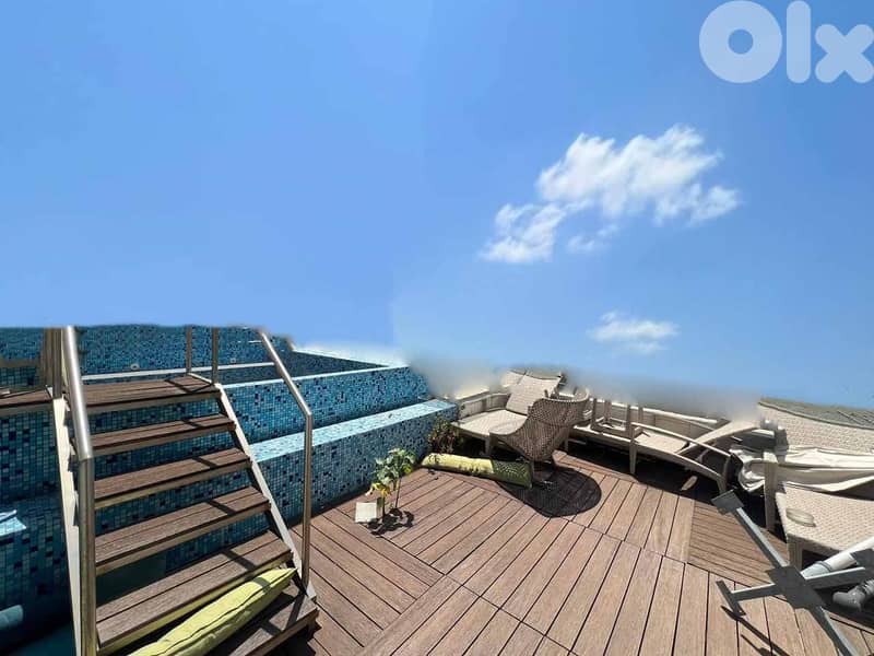 FURNISHED PENTHOUSE IN DOWNTOWN + POOL , TERRACE , SEA VIEW (1000SQ) 0