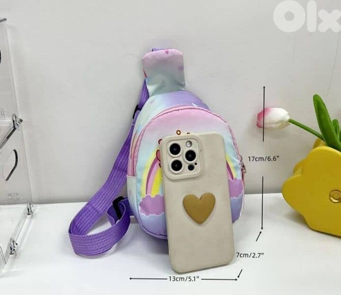 شنطة صغيرة الوان و رسمات متعددة 6