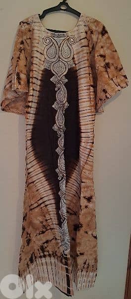 Abaya, size 40-42 ,brown design 0