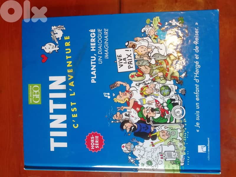 Tintin c'est l'aventure Hors-série - Album Plantu, Hergé - Un dialogu 0