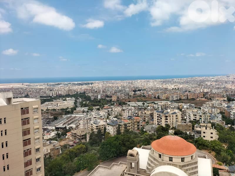145 SQM Furnished Apartment in Hadath, Baabda + Sea & Mountain View 0