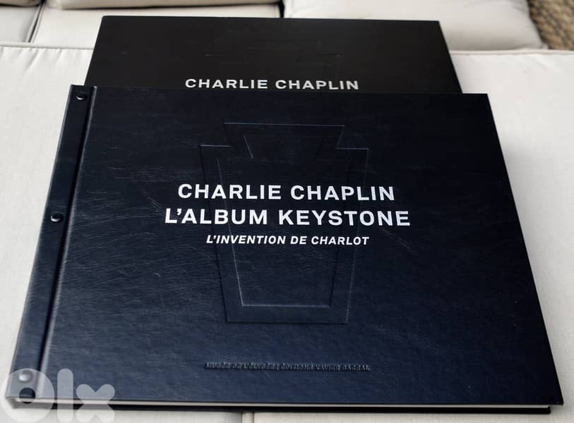 Coffret livre Charlie Chaplin l'album Keystone "invention de Charlot" 1