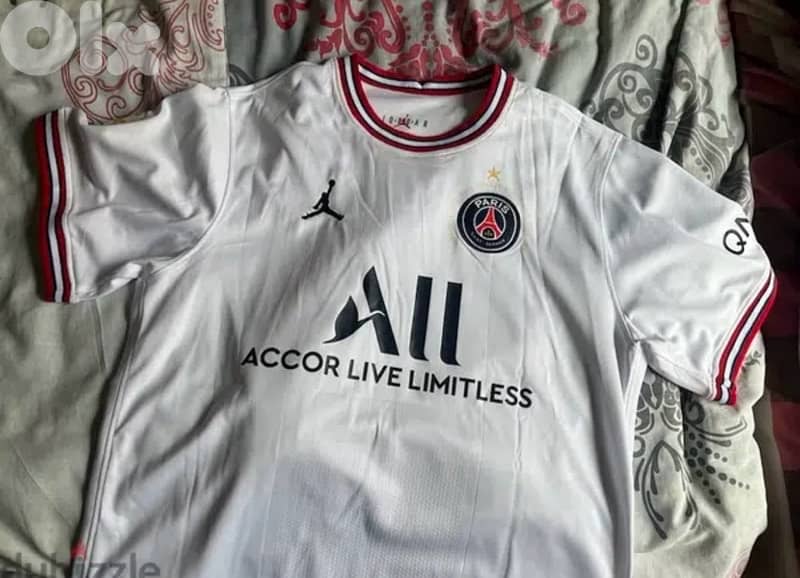 PSG air jordan ligue 1 limited edition away jersey la 3