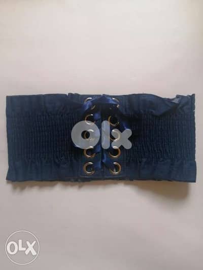 Denim belt