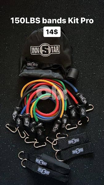 Resistance Bands Kit 150lbs 0