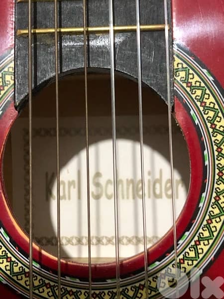 Karl Schneider medium size classical guitar-NEW 3