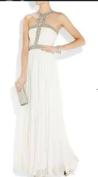 Rachel Gilbert designer silk wedding evening christening dress Medium. 0