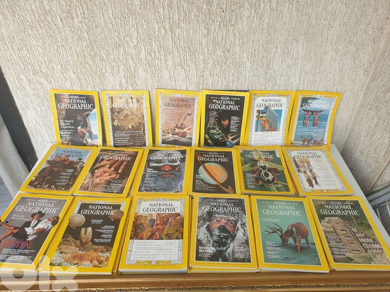 huge collection of national geographic,240 magazines,for all ages 10