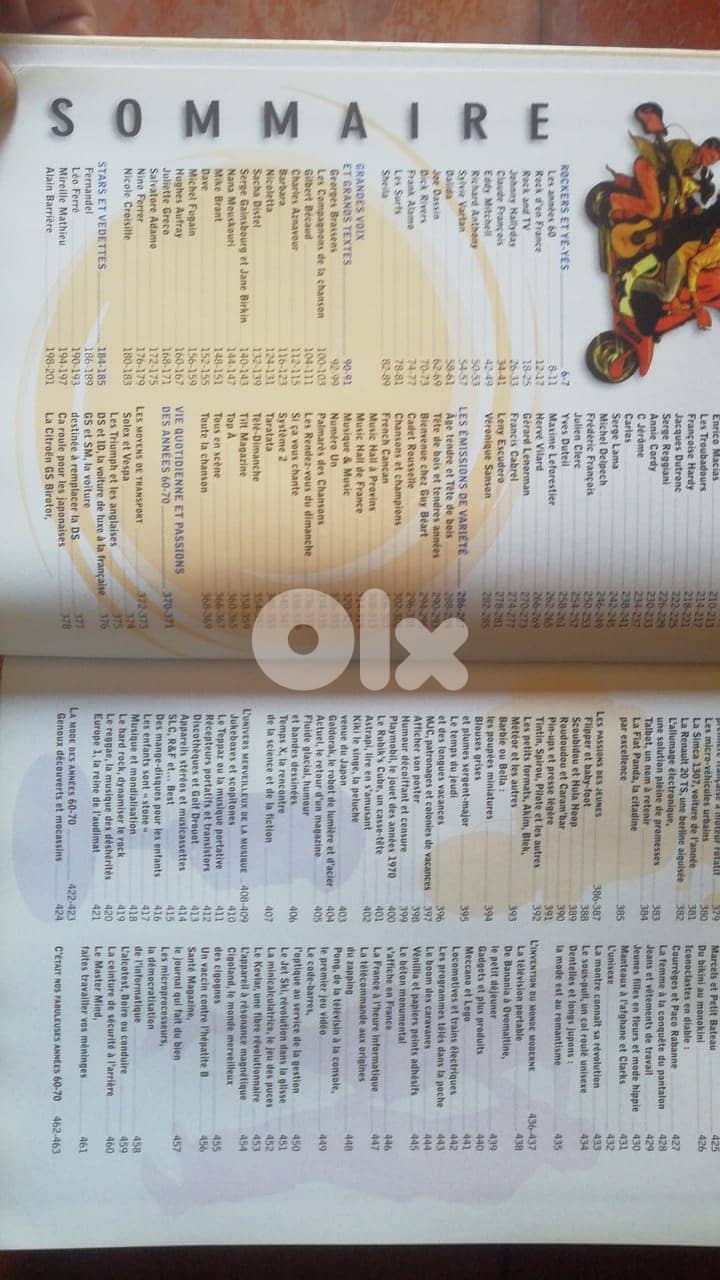 Les fabuleuses annees 60s 70s  Livre a propos de tous les stars artis 10