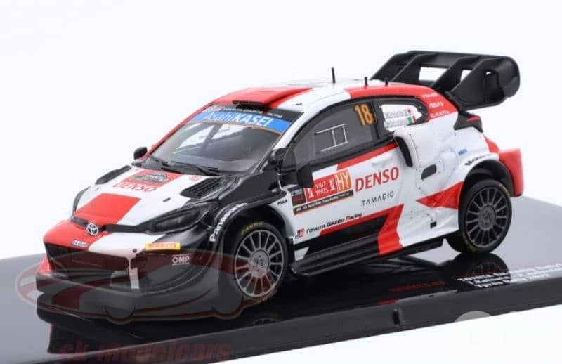 Toyota GR Yaris (Rally 2022) diecast car model 1;43. 1