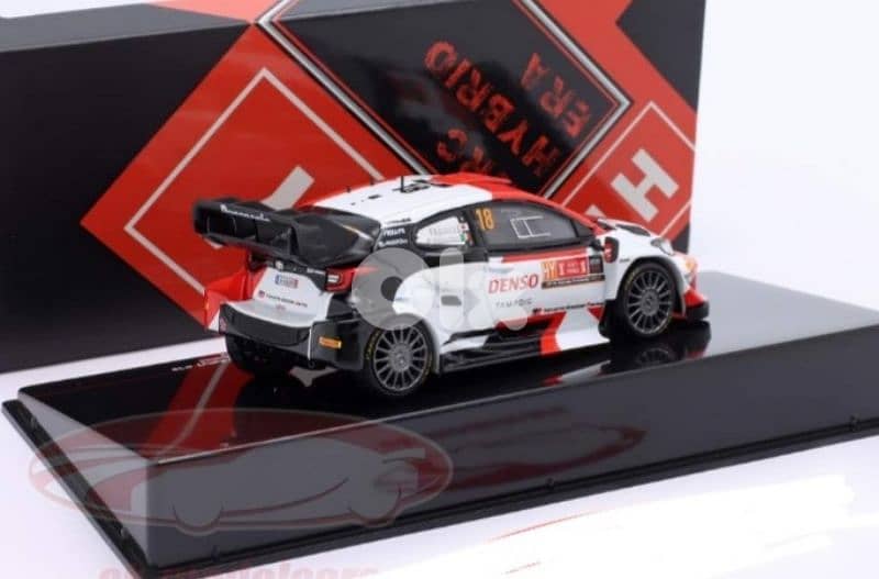 Toyota GR Yaris (Rally 2022) diecast car model 1;43. 4