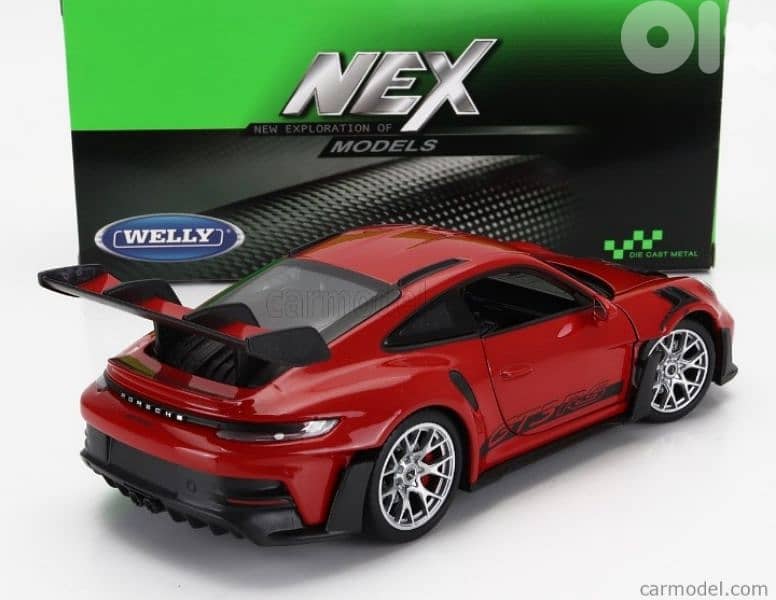 Porsche 911(992) GT3 RS 2023 diecast car model 1:24. 2