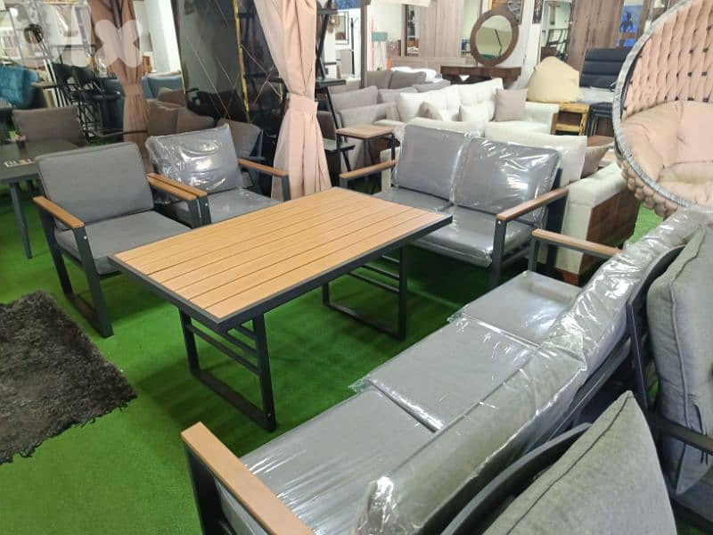 set outdoor طقم ستيل للخارج 7مقاعد 0