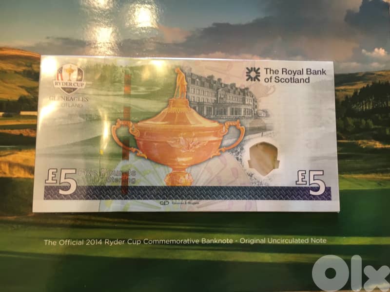 Commemorative Bank Note 5 pounds bank of so 7