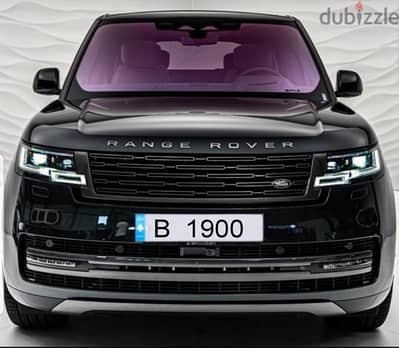 special plate number