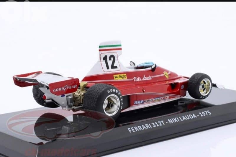 Niki Lauda Ferrari 312T (GP 1975) diecast car model 1:24 3