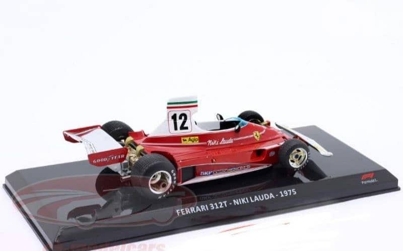 Niki Lauda Ferrari 312T (GP 1975) diecast car model 1:24 4