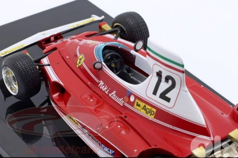 Niki Lauda Ferrari 312T (GP 1975) diecast car model 1:24 5