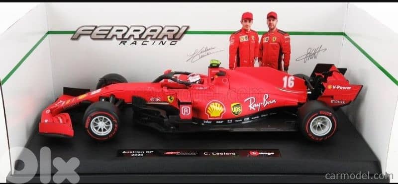 Charles Leclerc  SF1000 F1 diecast car model 1:18. 7