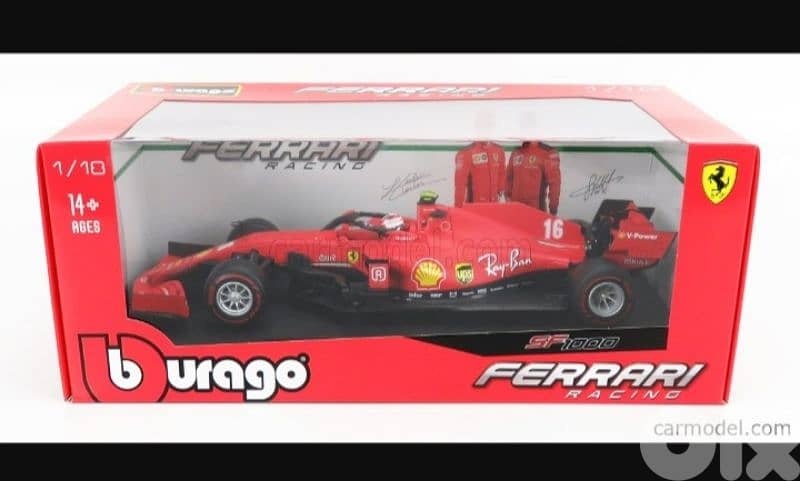 Charles Leclerc  SF1000 F1 diecast car model 1:18. 8