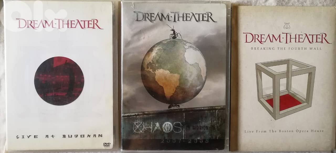Three Dream theater DVDs for 30$ 0
