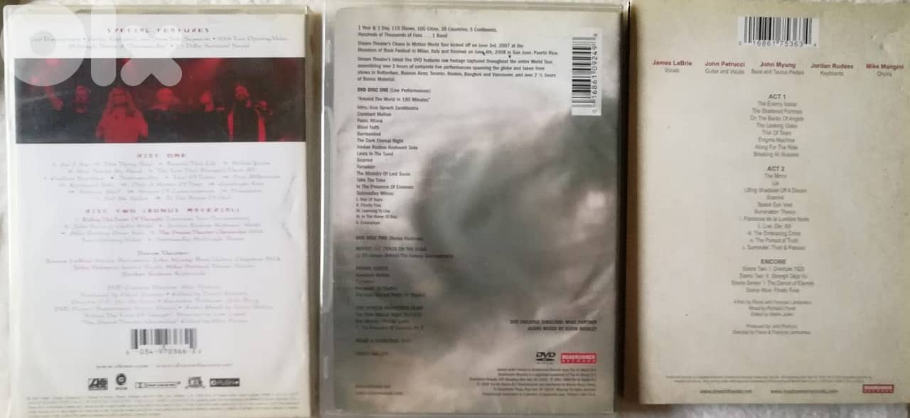 Three Dream theater DVDs for 30$ 4