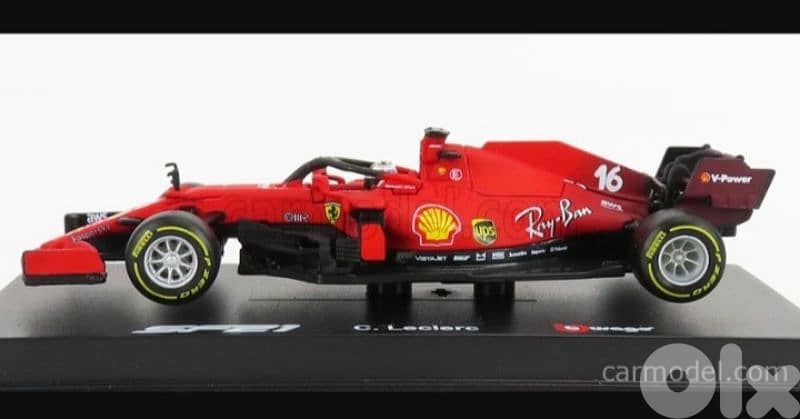 Ferrari SF21 C. Leclerc diecast car model 1;43. 2
