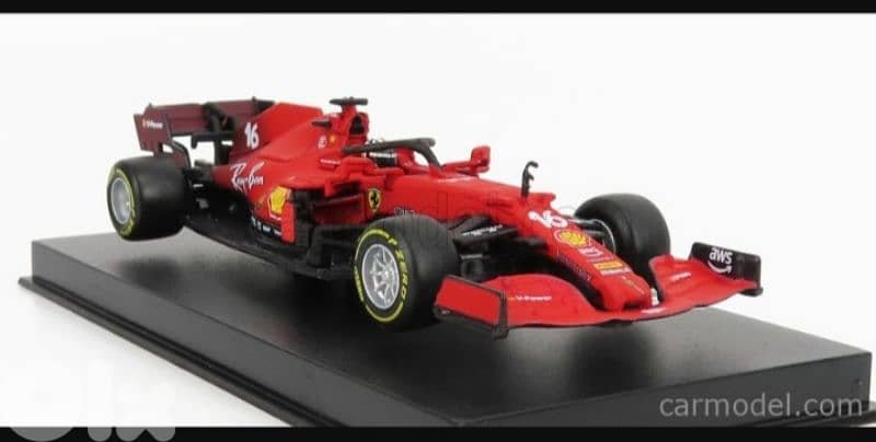 Ferrari SF21 C. Leclerc diecast car model 1;43. 4