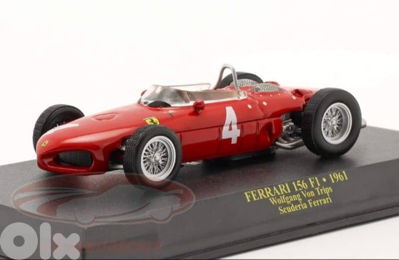 Ferrari 156 F1 (1961) Wolfgang Von Trips diecast car model 1;43. 1