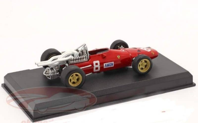 Ferrari 312 F1 (1967) Chris Amon diecast car model 1;43 4