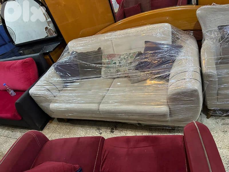 طقم كنبايات تركي بفتح صندوق وتخت ثلاث قطع 3