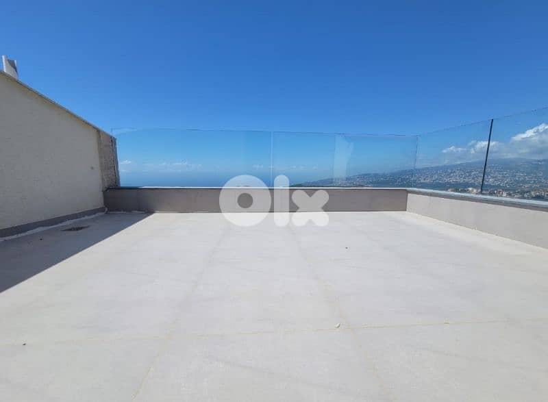 SEA VIEW! 150 SQ ROOF TOP + TERRACE IN BROUMMANA, RRR-033 0