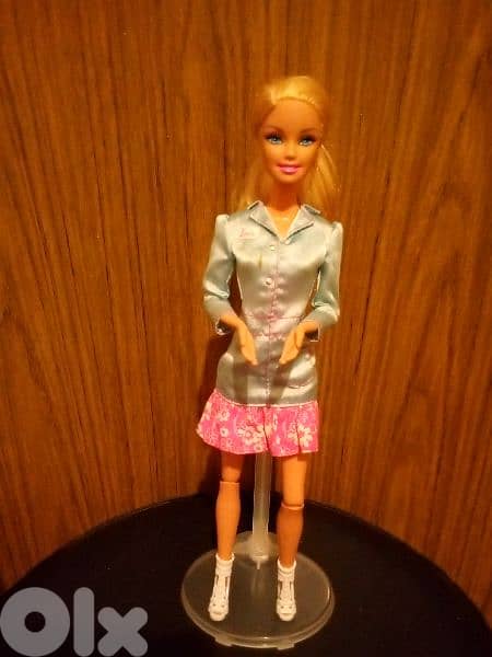 Barbie PUPPIES SWIMMING POOL Mattel Great doll Moves her Hands Up +Sh 0