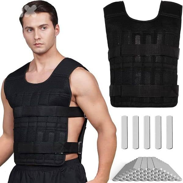 Adjustable Weighted Vest 20KG 0