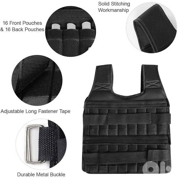 Adjustable Weighted Vest 20KG 2