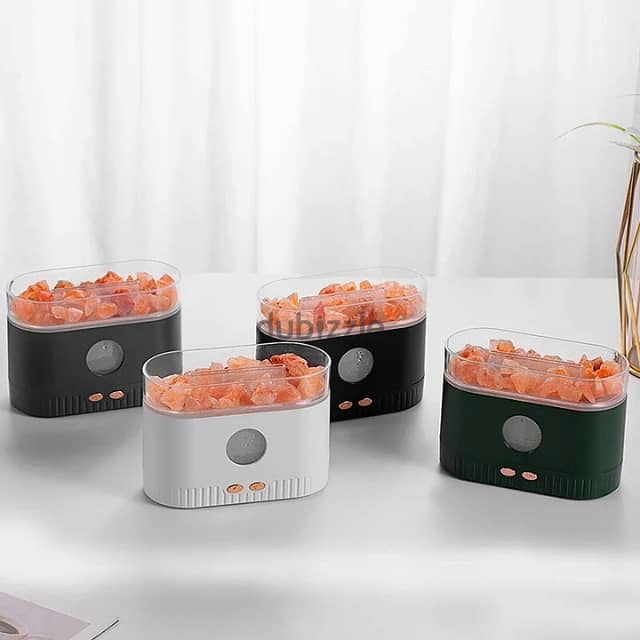 Salt Lamp Aroma Diffuser, Aromatherapy Mist Humidifier with LED Lights 6