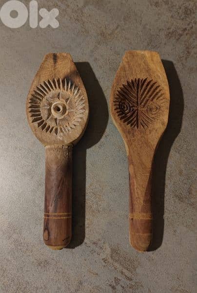 hand carved butter molds 0