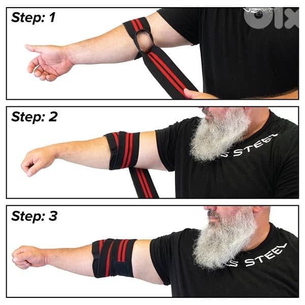 Elbow wraps 2 pcs 1
