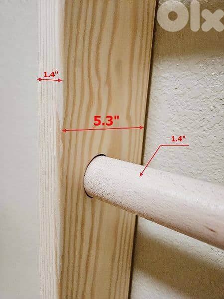 Wooden Wall Ladder pro 2