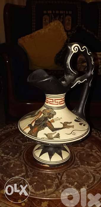 ابريق فخار رسم ايد سعره 20$ 2