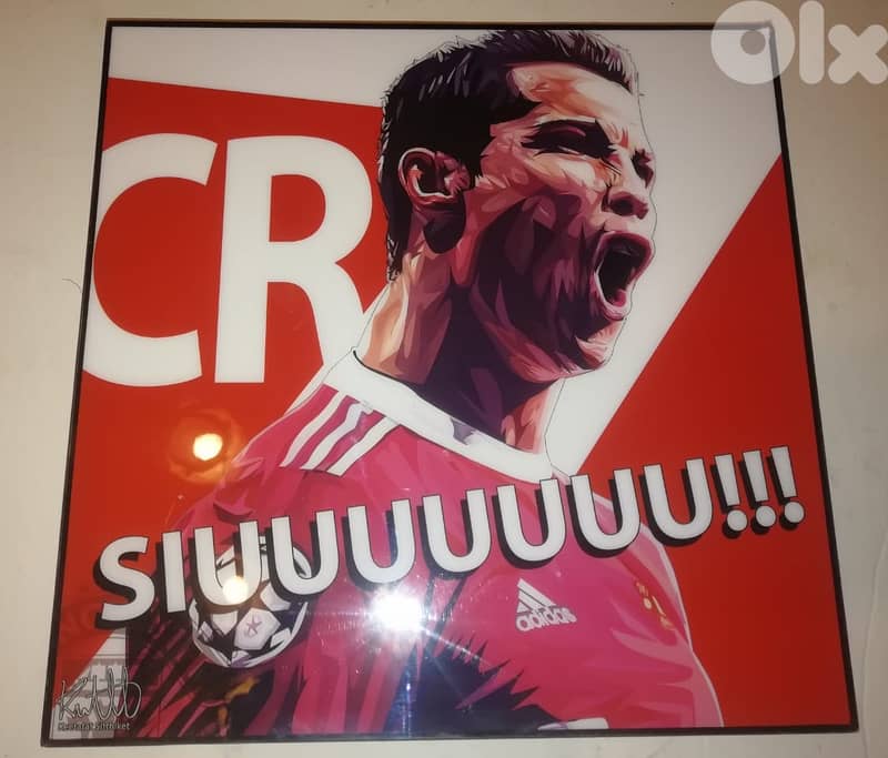 Christiano Ronaldo funko pop wall mountable photo frame 26*26cm 0