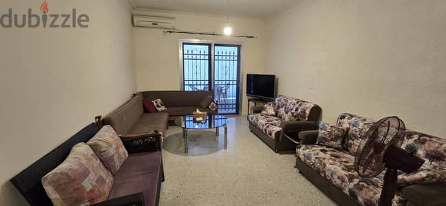 ادما قرب sabis ٣ نوم مفروش& تراس فقط ٤٠٠$ الاجار كل شهر بشهرو بدون سلف