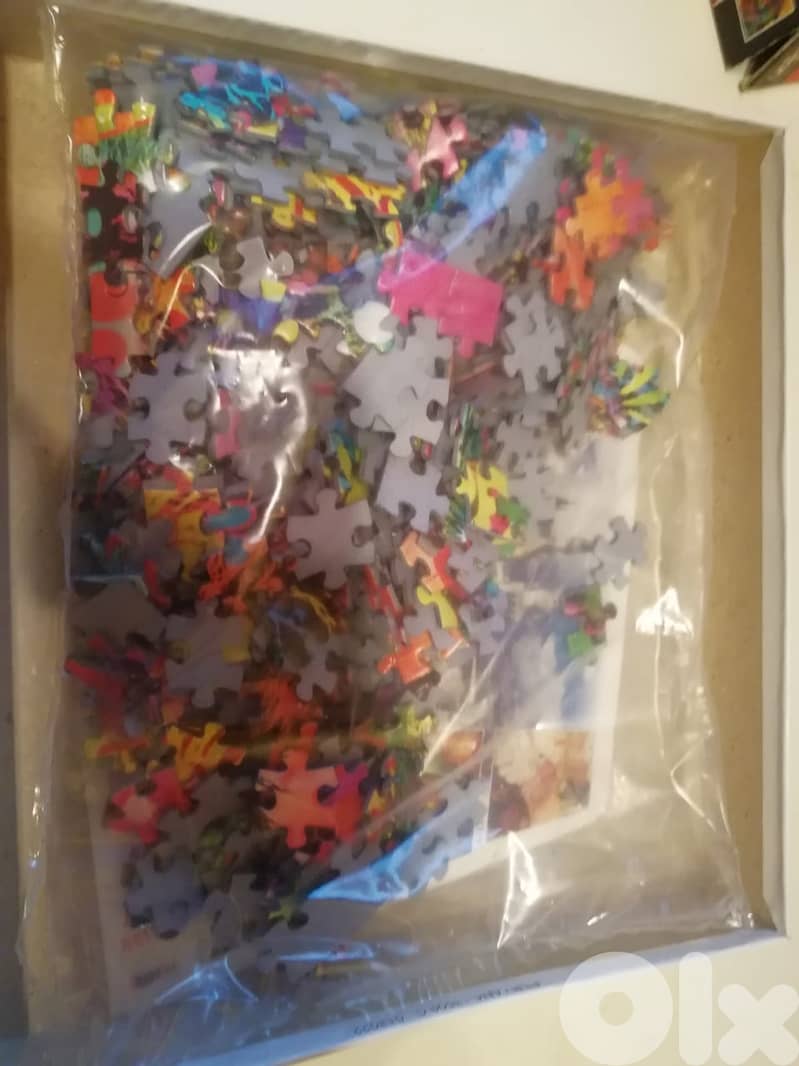 Hunky bear puzzle 500 pcs 33*48cm open box sealed puzzle bag 2