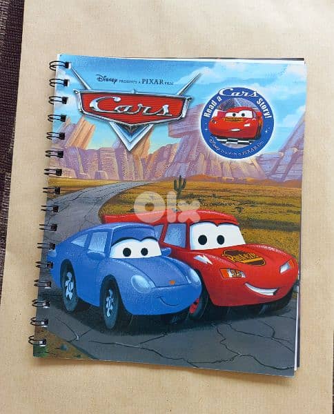 2 Story Reader books:The Incredibles+Cars 1