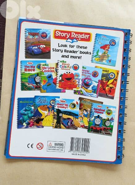 2 Story Reader books:The Incredibles+Cars 2