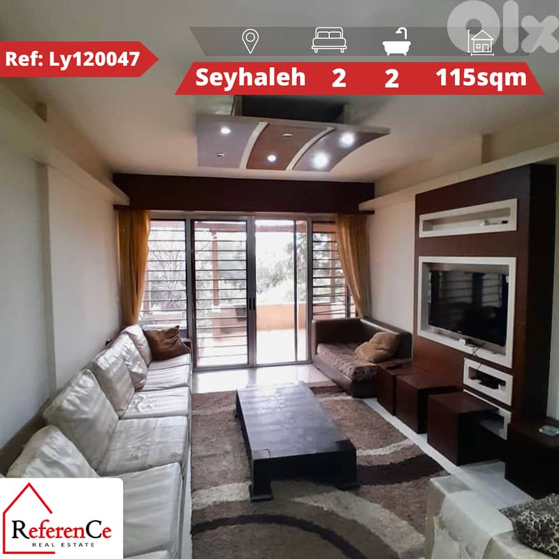 Furnished apartment + terrace in Sehayleh شقة مفروشة في سهيلة 0