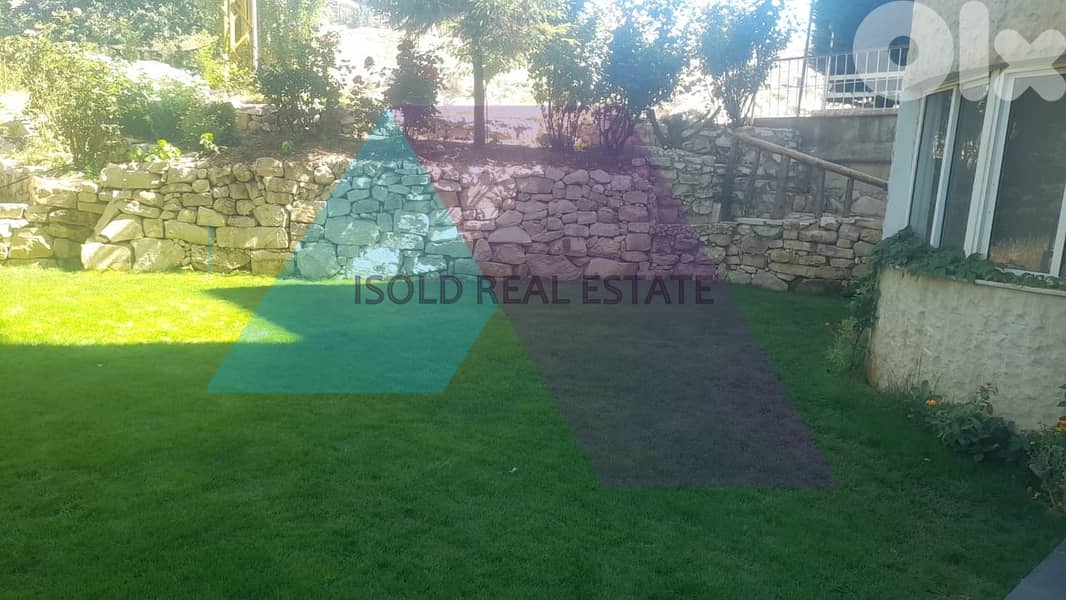 200m2 chalet+ Garden+ mountain view for Rent in Fakra- الايجار في فقرا 1