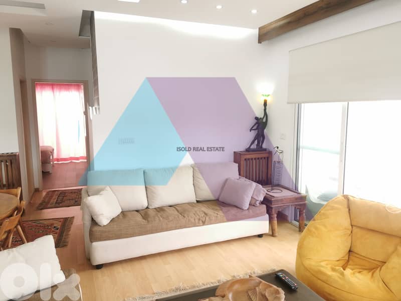 200m2 chalet+ Garden+ mountain view for Rent in Fakra- الايجار في فقرا 6